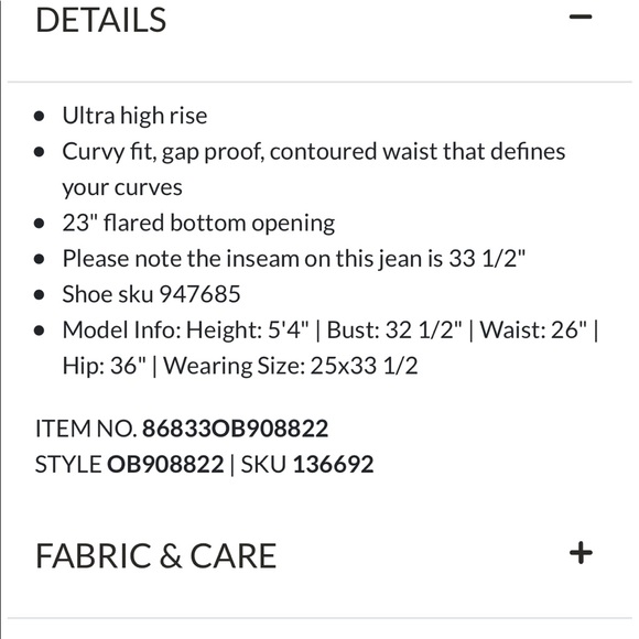 NEW • Free People • CRVY Robin High Rise Jeans 26 - Picture 6 of 9